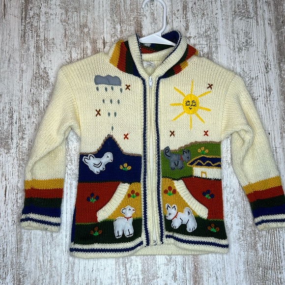 Other - Peruvian kids wool sweater size 6
